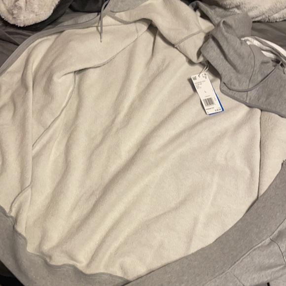 Grey Adidas Zip up - Picture 4 of 6
